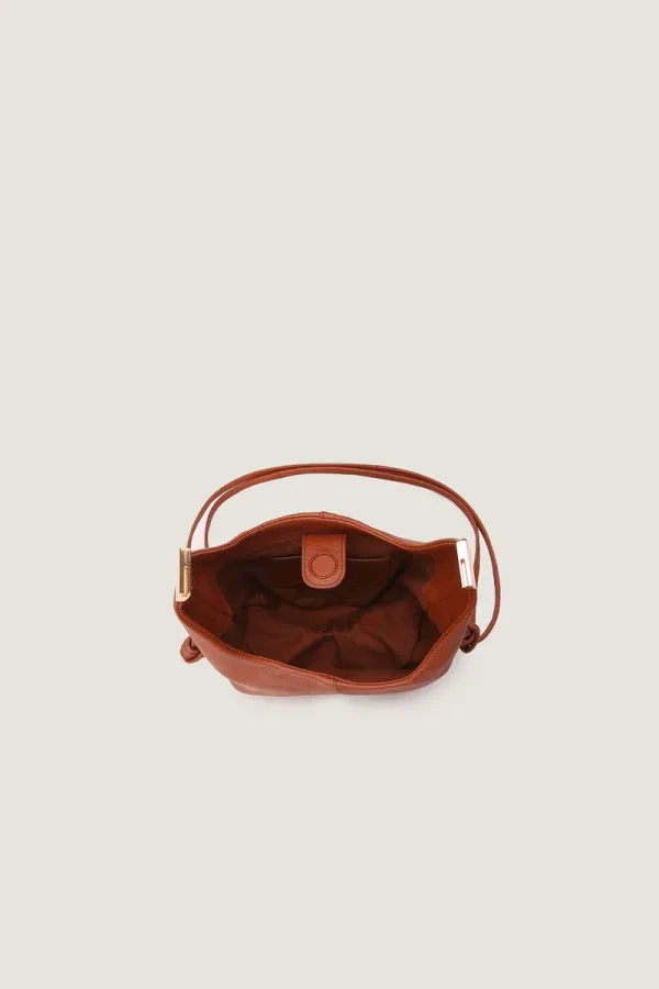 Titchfield Leather Shoulder Bag – Tan – view 4