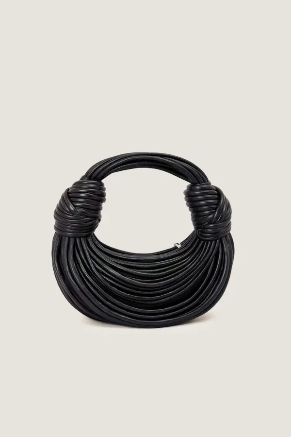 Wells Cord Leather Handbag – Black – view 1