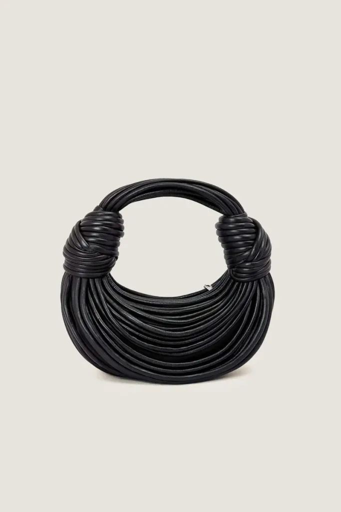Wells Cord Leather Handbag – Black – view 1
