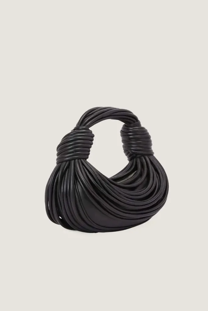 Wells Cord Leather Handbag – Black – view 2