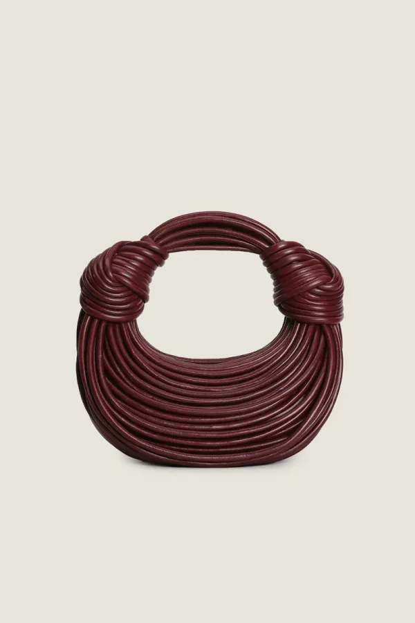 Wells Cord Leather Handbag – Burgundy – view 1