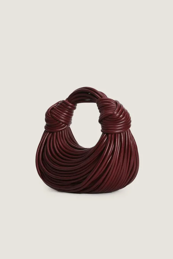 Wells Cord Leather Handbag – Burgundy – view 2