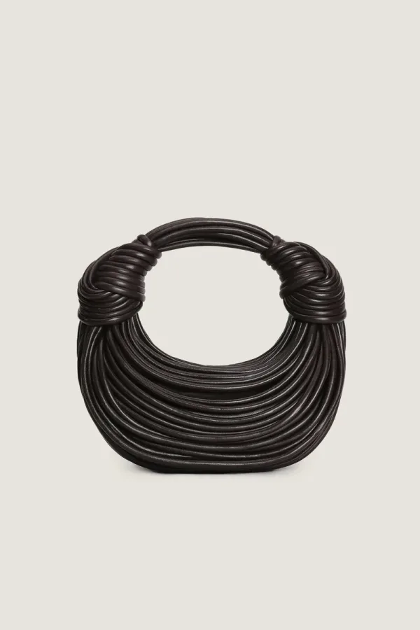 Wells Cord Leather Handbag – Chocolate Brown – view 1