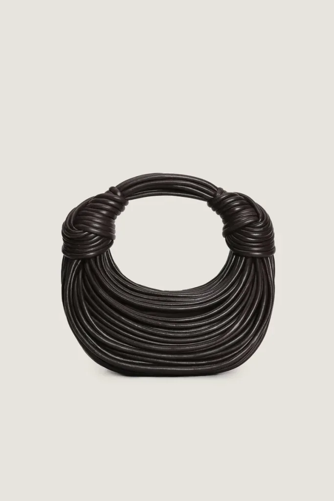 Wells Cord Leather Handbag – Chocolate Brown – view 1