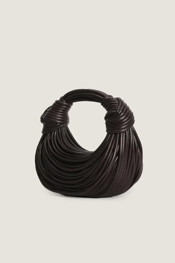 Wells Cord Leather Handbag – Chocolate Brown – view 2