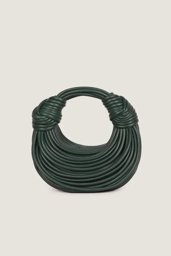 Wells Cord Leather Handbag – Forest Green – view 1