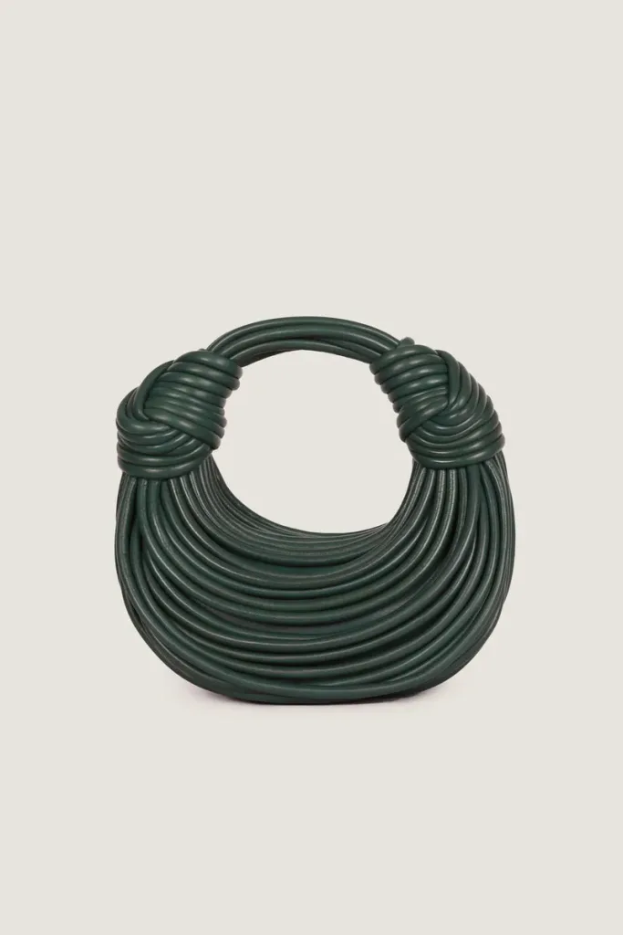 Wells Cord Leather Handbag – Forest Green – view 1