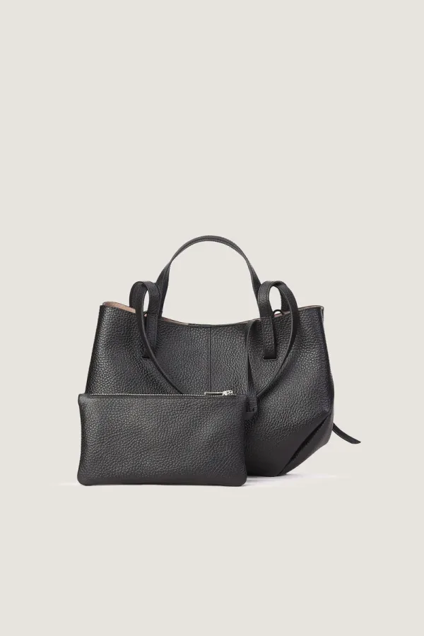 Weymouth Leather Handbag – Black – view 4