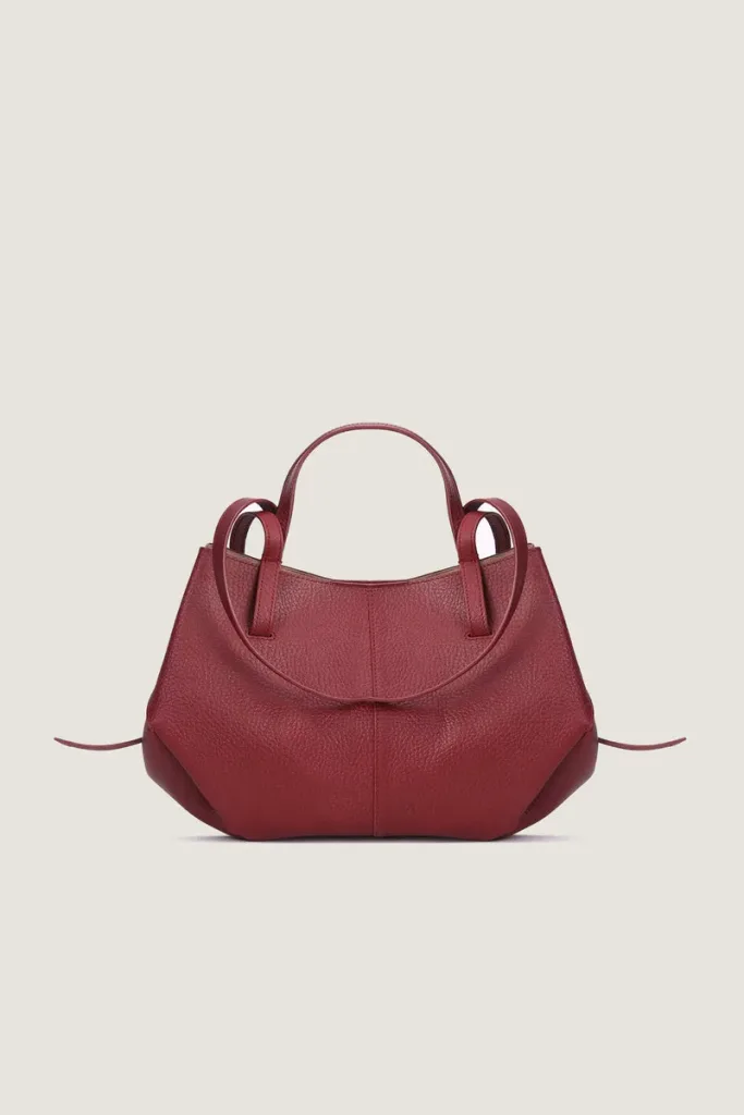 Weymouth Leather Handbag – Burgundy – view 2