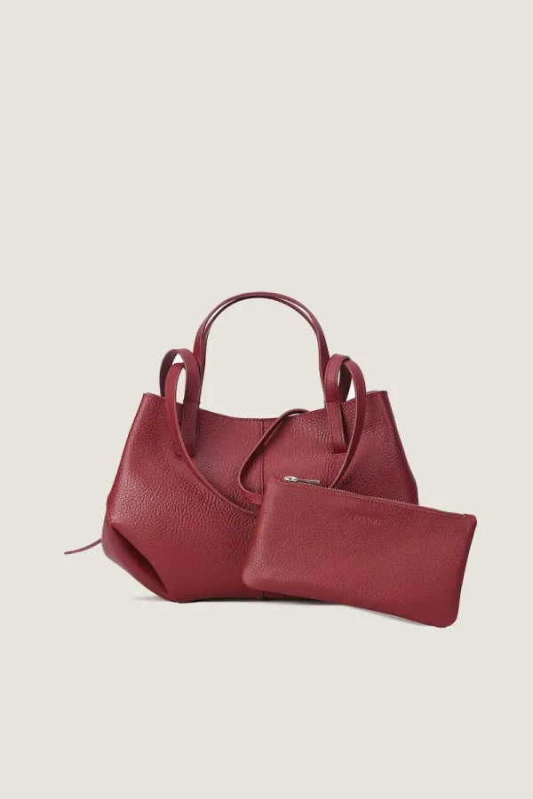 Weymouth Leather Handbag – Burgundy – view 4