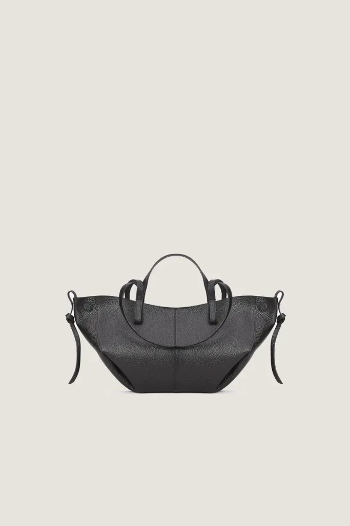 Wimpole Mini Leather Handbag – Black – view 1