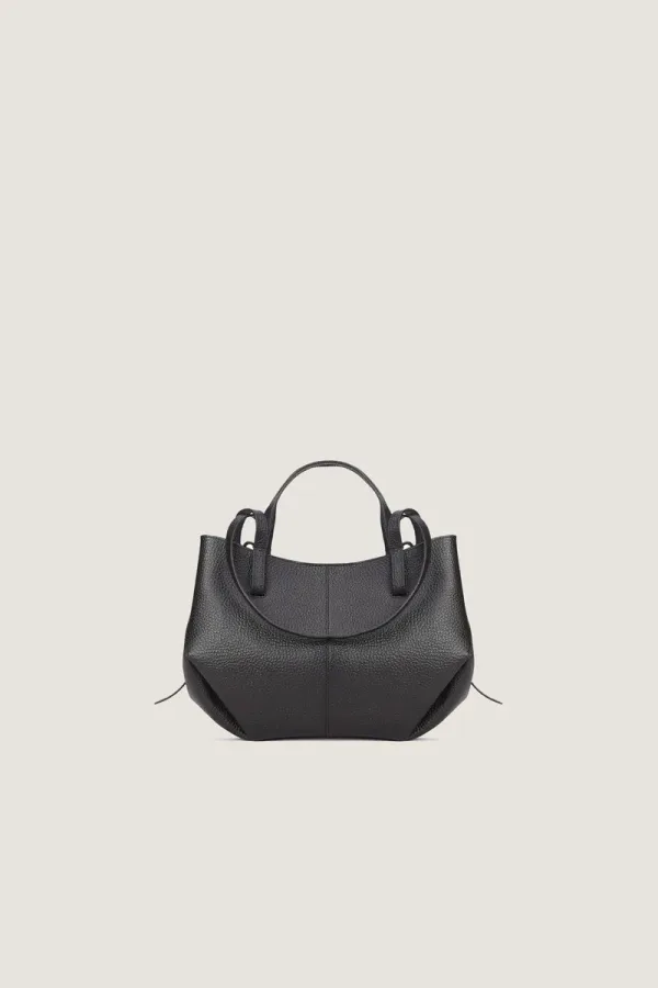 Wimpole Mini Leather Handbag – Black – view 2