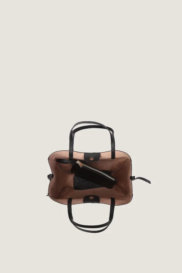Wimpole Mini Leather Handbag – Black – view 4