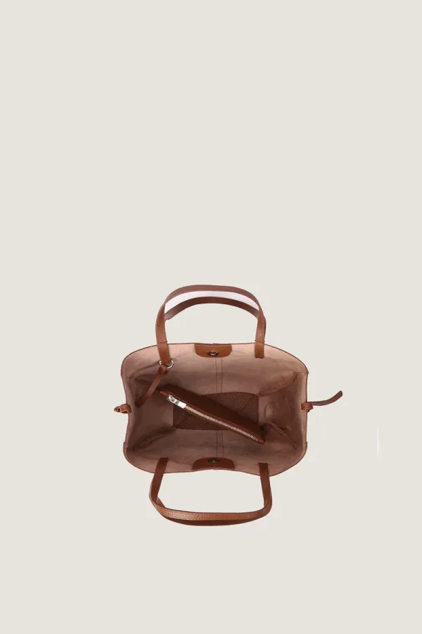 Wimpole Mini Leather Handbag – Brown – view 4
